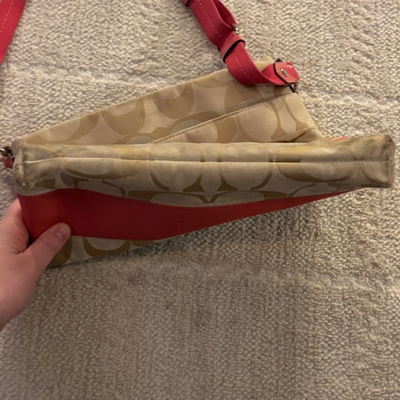 Coach Beige and pink Crossbody Bag - Picture 8 of 13